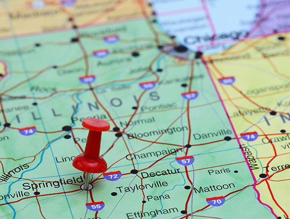 illinois map