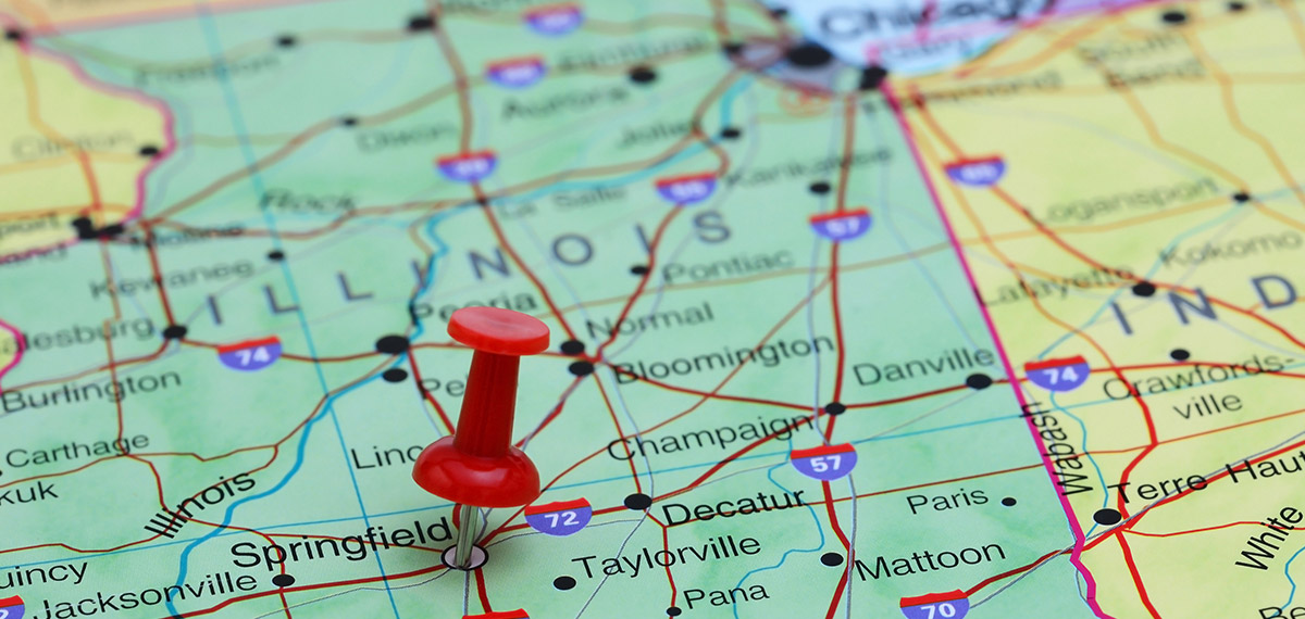 illinois map